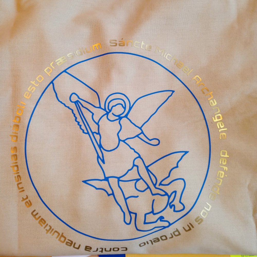 St Michael archangel button up shirt Unisex L-XL